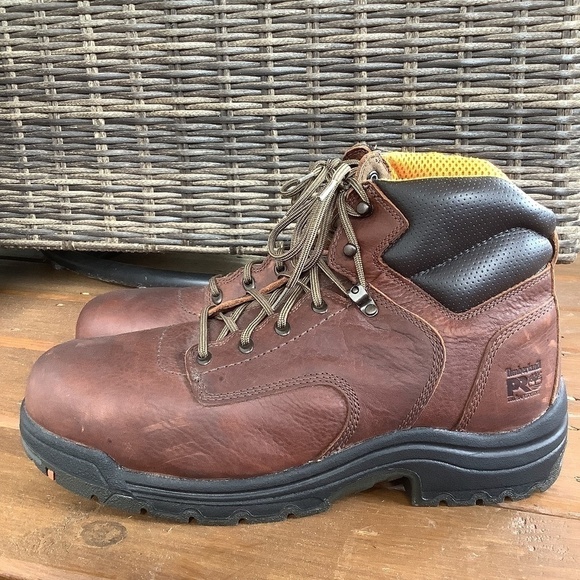 Timberland PRO Titan Safety Toe Waterproof Oil Slip Resistant Work Boots 14XW - Picture 8 of 16